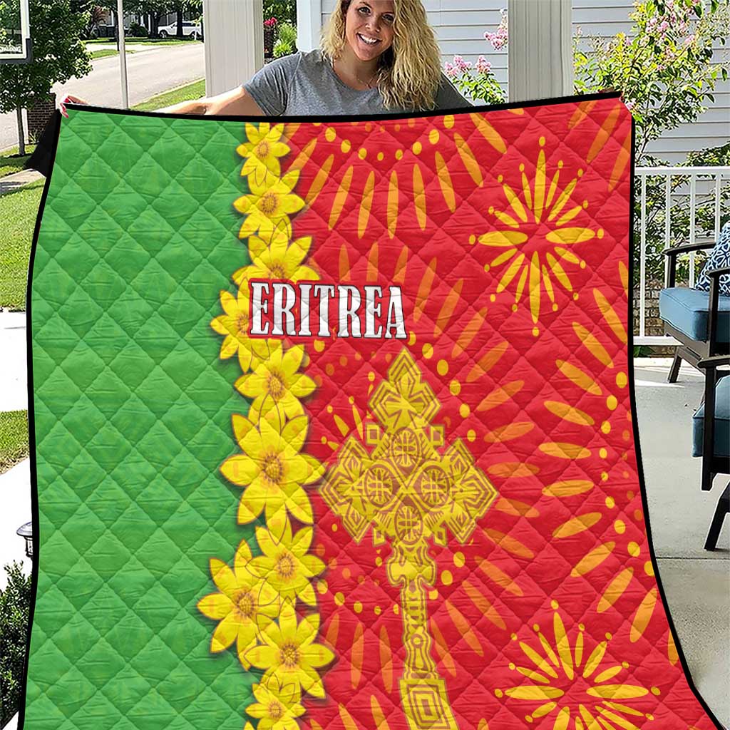 Eritrea Enkutatash Dashiki Quilt With Folk Pattern - Wonder Print Shop