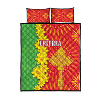 Eritrea Enkutatash Dashiki Quilt Bed Set With Folk Pattern - Wonder Print Shop