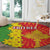 Eritrea Enkutatash Dashiki Round Carpet With Folk Pattern