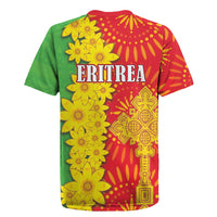 Eritrea Enkutatash Dashiki Rugby Jersey With Folk Pattern - Wonder Print Shop