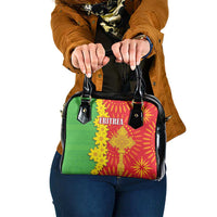 Eritrea Enkutatash Dashiki Shoulder Handbag With Folk Pattern