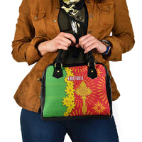 Eritrea Enkutatash Dashiki Shoulder Handbag With Folk Pattern