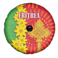 Eritrea Enkutatash Dashiki Spare Tire Cover With Folk Pattern - Wonder Print Shop