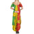Eritrea Enkutatash Dashiki Summer Maxi Dress With Folk Pattern - Wonder Print Shop