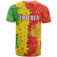 Eritrea Enkutatash Dashiki T Shirt With Folk Pattern - Wonder Print Shop