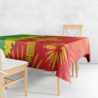 Eritrea Enkutatash Dashiki Tablecloth With Folk Pattern - Wonder Print Shop