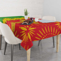 Eritrea Enkutatash Dashiki Tablecloth With Folk Pattern - Wonder Print Shop