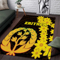Enkutatash Eritrea New Year Area Rug With Coat Of Arms - Wonder Print Shop