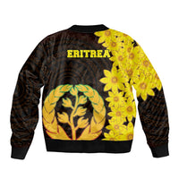 Enkutatash Eritrea New Year Bomber Jacket With Coat Of Arms - Wonder Print Shop