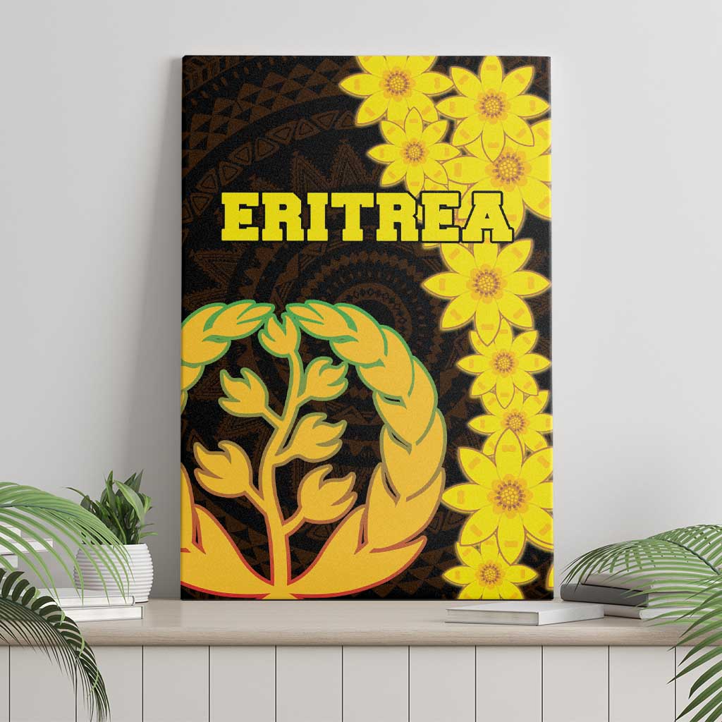 Enkutatash Eritrea New Year Canvas Wall Art With Coat Of Arms - Wonder Print Shop