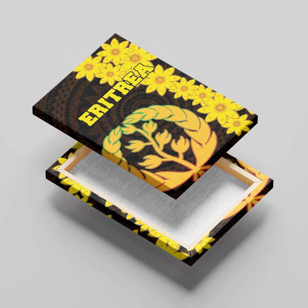 Enkutatash Eritrea New Year Canvas Wall Art With Coat Of Arms - Wonder Print Shop