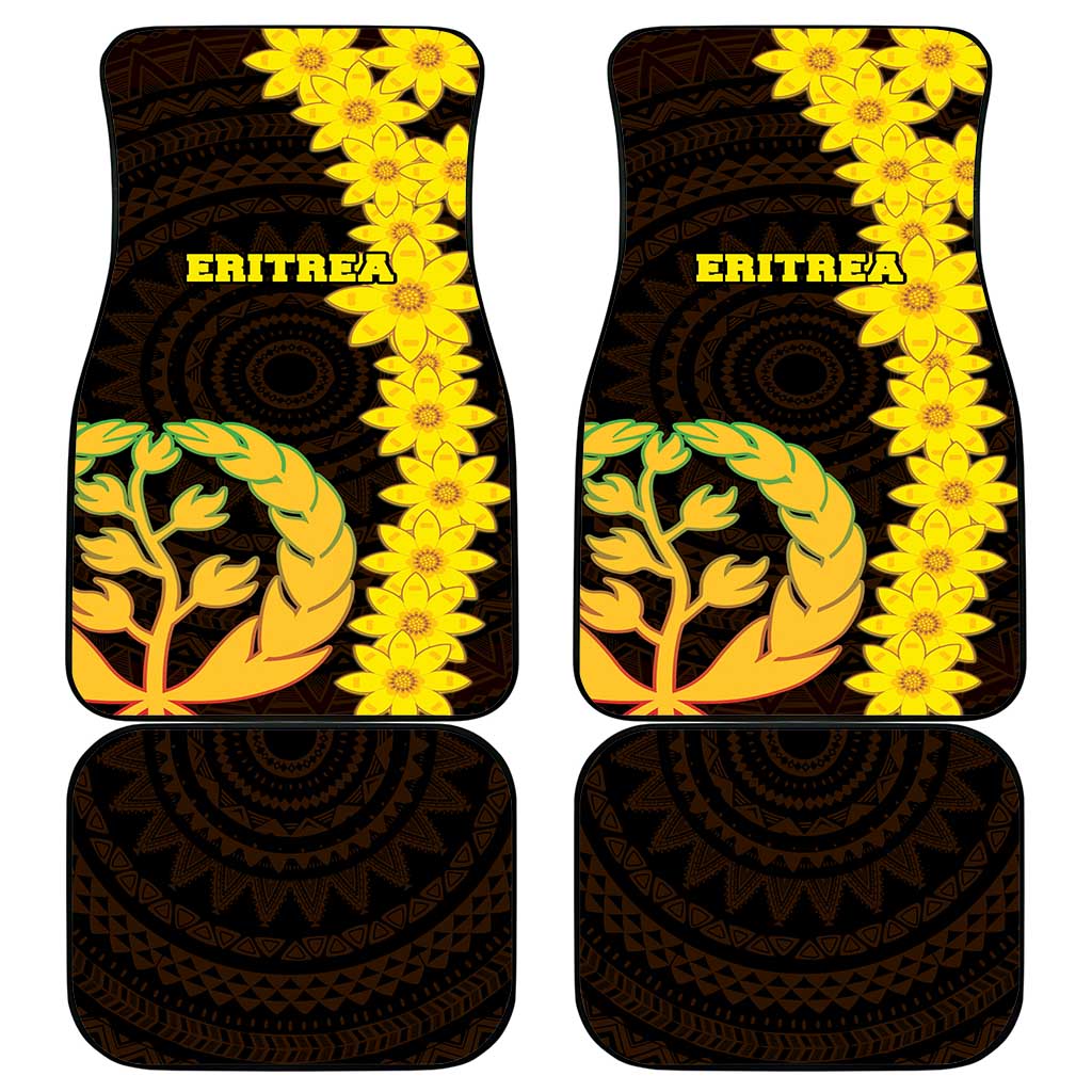 Enkutatash Eritrea New Year Car Mats With Coat Of Arms - Wonder Print Shop