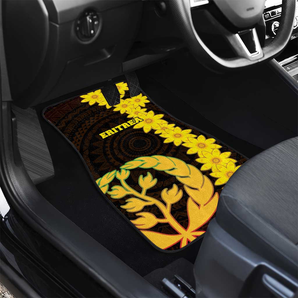 Enkutatash Eritrea New Year Car Mats With Coat Of Arms - Wonder Print Shop