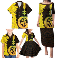 Enkutatash Eritrea New Year Family Matching Puletasi and Hawaiian Shirt With Coat Of Arms - Wonder Print Shop