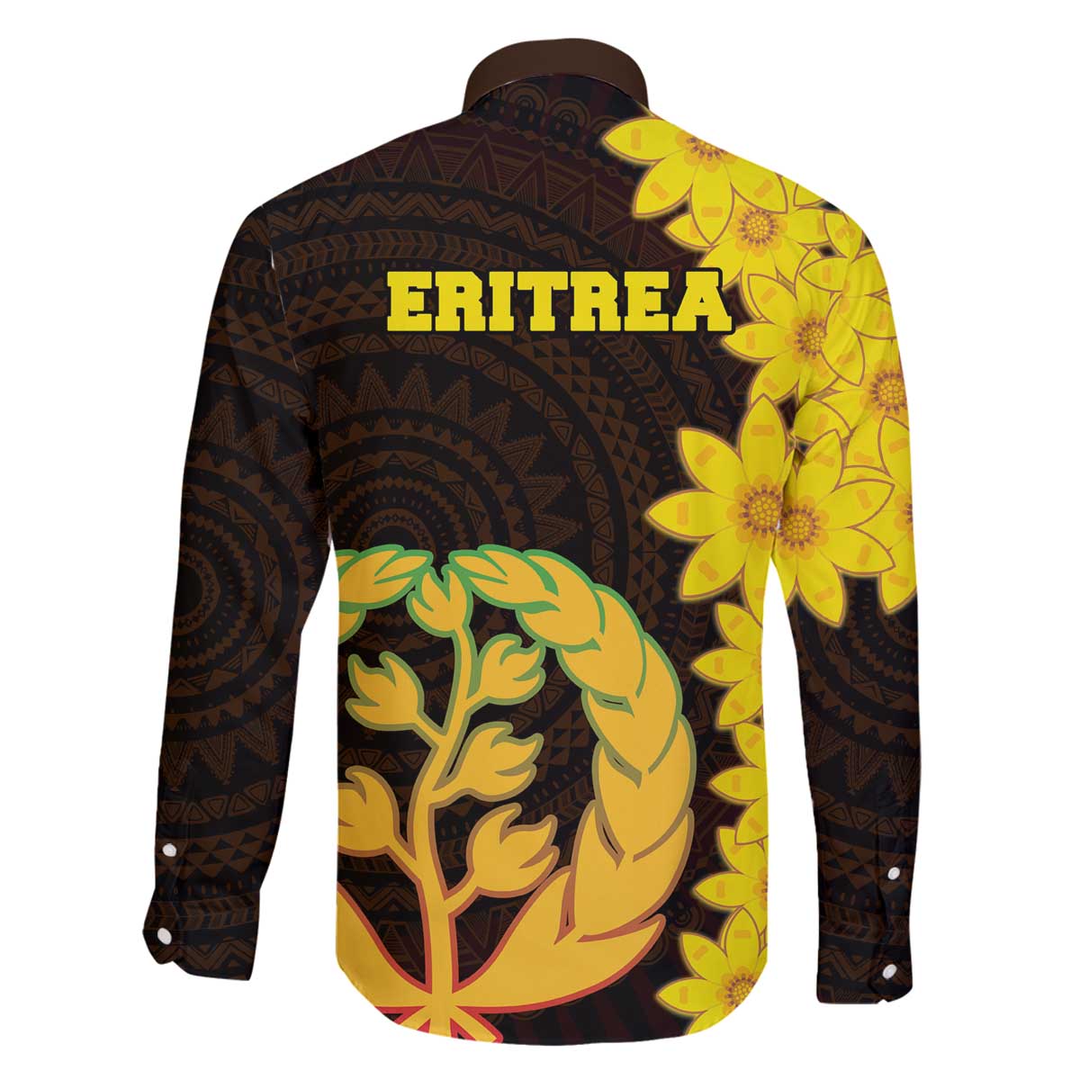 Enkutatash Eritrea New Year Family Matching Puletasi and Hawaiian Shirt With Coat Of Arms - Wonder Print Shop