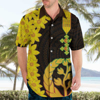 Enkutatash Eritrea New Year Hawaiian Shirt With Coat Of Arms - Wonder Print Shop