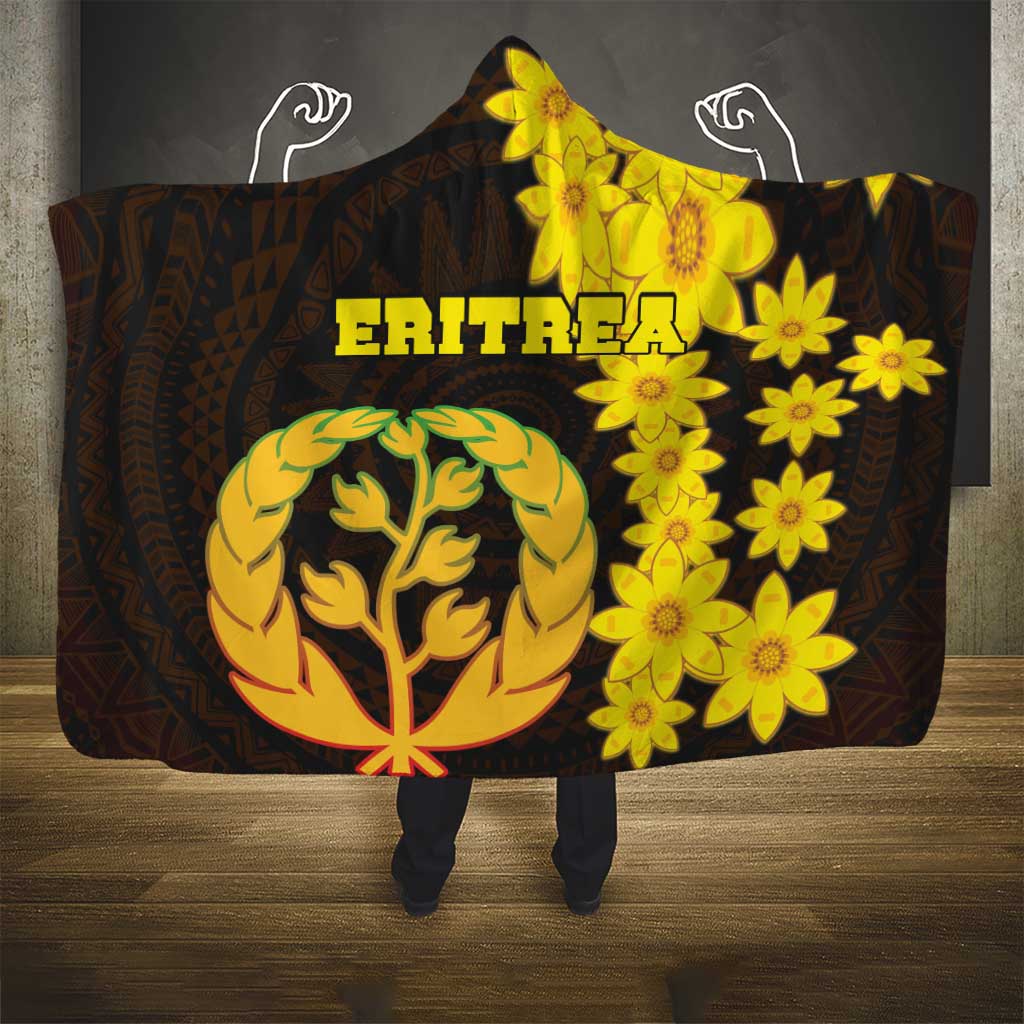 Enkutatash Eritrea New Year Hooded Blanket With Coat Of Arms