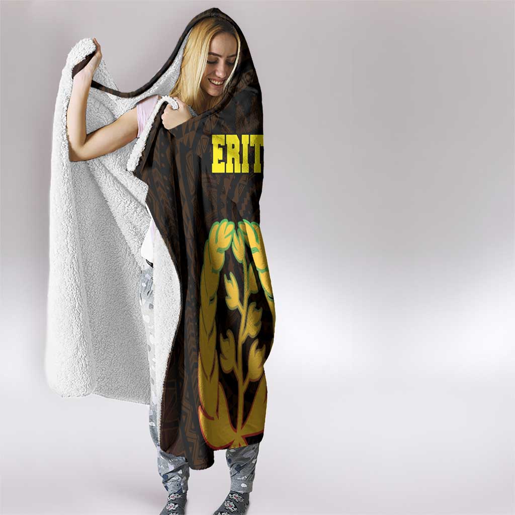 Enkutatash Eritrea New Year Hooded Blanket With Coat Of Arms