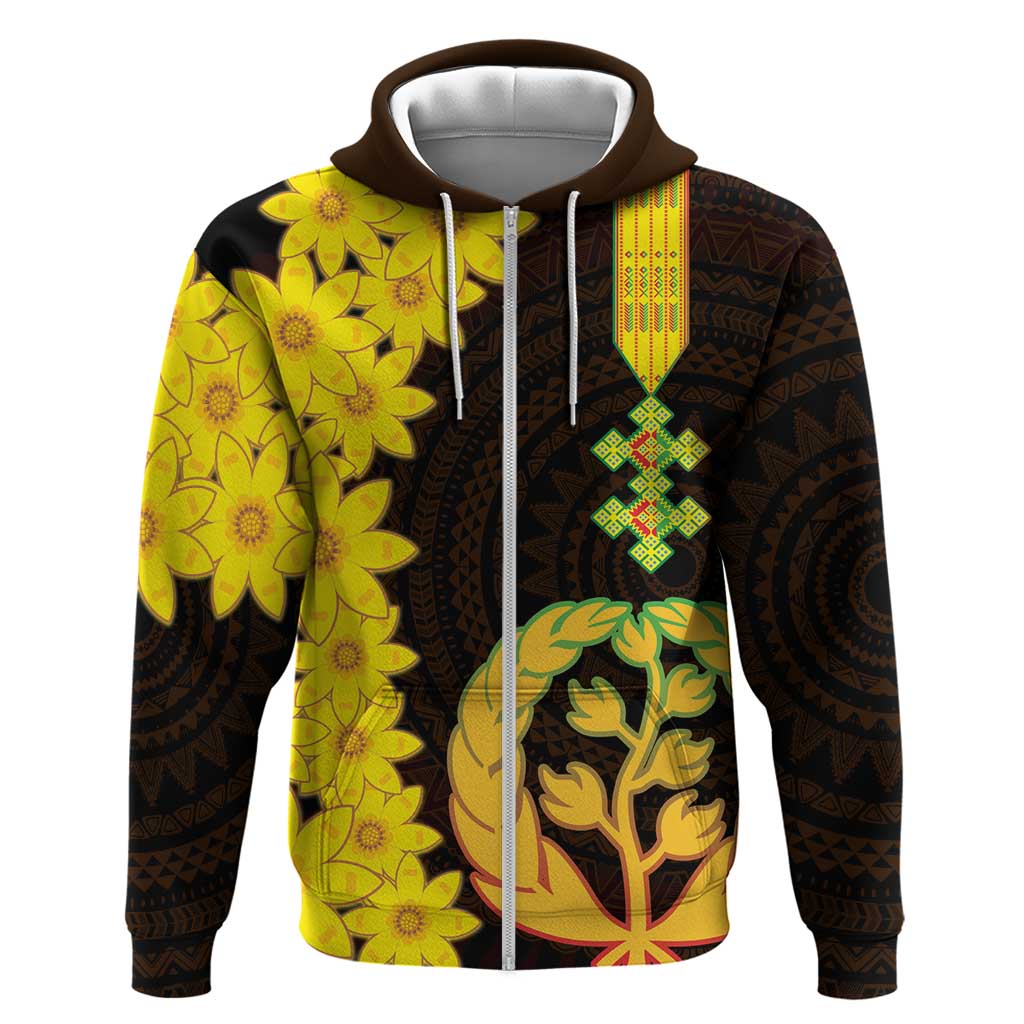 Enkutatash Eritrea New Year Hoodie With Coat Of Arms - Wonder Print Shop