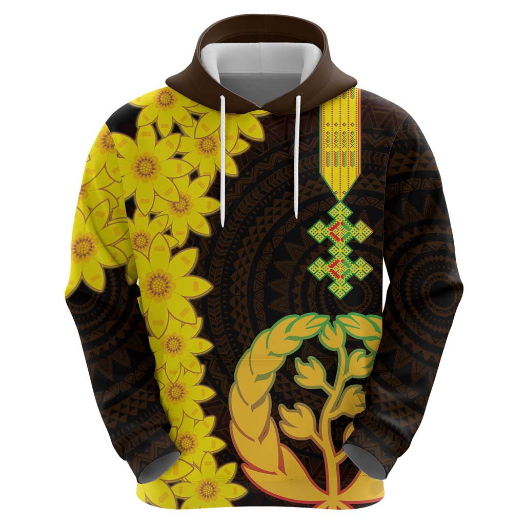 Enkutatash Eritrea New Year Hoodie With Coat Of Arms - Wonder Print Shop