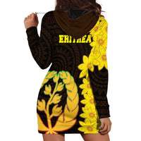 Enkutatash Eritrea New Year Hoodie Dress With Coat Of Arms - Wonder Print Shop