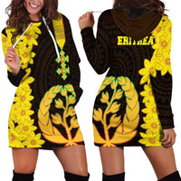 Enkutatash Eritrea New Year Hoodie Dress With Coat Of Arms - Wonder Print Shop