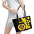 Enkutatash Eritrea New Year Leather Tote Bag With Coat Of Arms - Wonder Print Shop