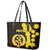 Enkutatash Eritrea New Year Leather Tote Bag With Coat Of Arms - Wonder Print Shop