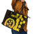Enkutatash Eritrea New Year Leather Tote Bag With Coat Of Arms - Wonder Print Shop