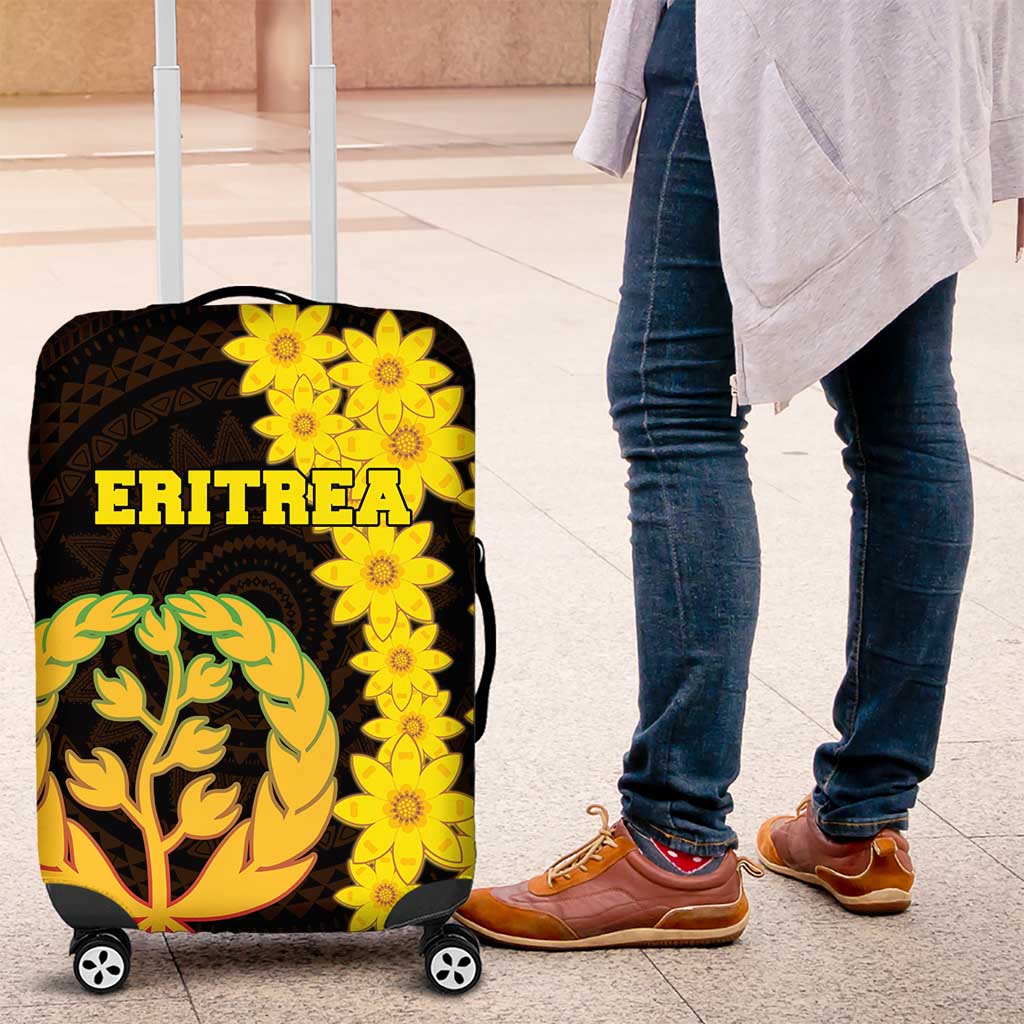 Enkutatash Eritrea New Year Luggage Cover With Coat Of Arms - Wonder Print Shop