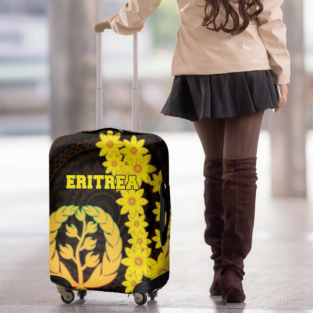 Enkutatash Eritrea New Year Luggage Cover With Coat Of Arms - Wonder Print Shop