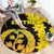 Enkutatash Eritrea New Year Round Carpet With Coat Of Arms
