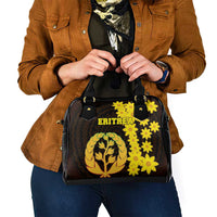 Enkutatash Eritrea New Year Shoulder Handbag With Coat Of Arms
