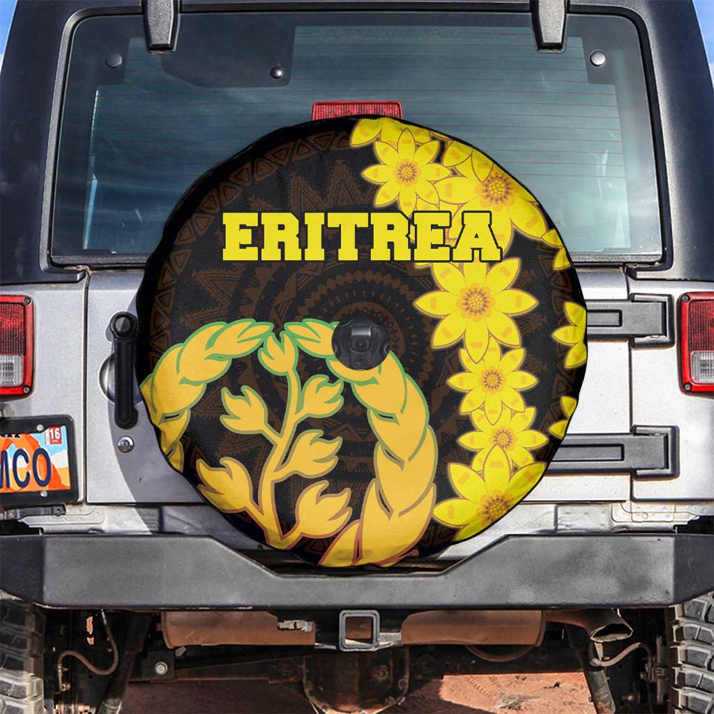 Enkutatash Eritrea New Year Spare Tire Cover With Coat Of Arms - Wonder Print Shop