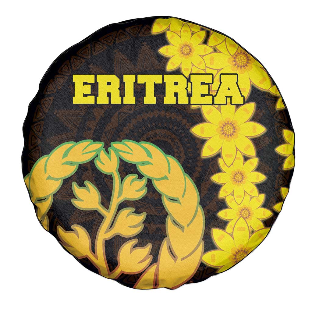 Enkutatash Eritrea New Year Spare Tire Cover With Coat Of Arms - Wonder Print Shop