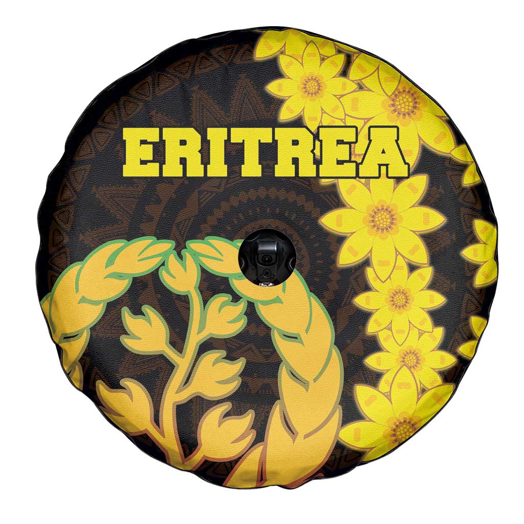 Enkutatash Eritrea New Year Spare Tire Cover With Coat Of Arms - Wonder Print Shop