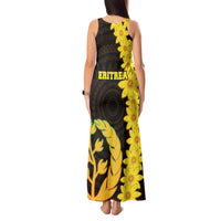 Enkutatash Eritrea New Year Tank Maxi Dress With Coat Of Arms - Wonder Print Shop