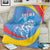 Aruba Lion Roaring Blanket With Coat Of Arms