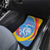 Aruba Lion Roaring Car Mats With Coat Of Arms - Wonder Print Shop