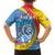 Aruba Lion Roaring Family Matching Summer Maxi Dress and Hawaiian Shirt With Coat Of Arms - Wonder Print Shop
