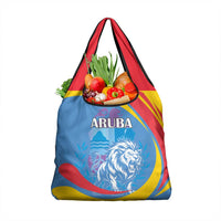 Aruba Lion Roaring Grocery Bag With Coat Of Arms