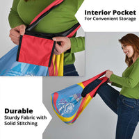 Aruba Lion Roaring Grocery Bag With Coat Of Arms