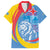 Aruba Lion Roaring Hawaiian Shirt With Coat Of Arms - Wonder Print Shop