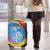 Aruba Lion Roaring Luggage Cover With Coat Of Arms - Wonder Print Shop