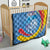 Aruba Lion Roaring Quilt With Coat Of Arms - Wonder Print Shop