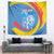 Aruba Lion Roaring Tapestry With Coat Of Arms - Wonder Print Shop