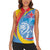 Aruba Lion Roaring Women Sleeveless Polo Shirt With Coat Of Arms - Wonder Print Shop