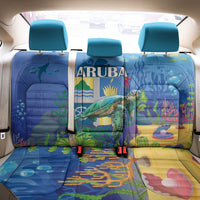 Aruba Sea Turtle Back Car Seat Cover Underwater Landscape - Wonder Print Shop