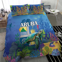 Aruba Sea Turtle Bedding Set Underwater Landscape - Wonder Print Shop