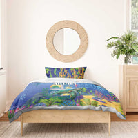 Aruba Sea Turtle Bedding Set Underwater Landscape - Wonder Print Shop